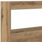 Preview: LED-Kopfteil mit Ablagen Artisan-Eiche 100x17x102 cm