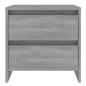 Preview: Nachttisch Grau Sonoma 45x34,5x44,5 cm Holzwerkstoff