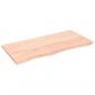 Preview: Wandregal 100x50x2 cm Massivholz Eiche Unbehandelt