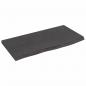 Preview: Wandregal Dunkelbraun 60x30x2 cm Massivholz Eiche Behandelt