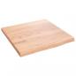 Preview: Wandregal Hellbraun 40x40x2 cm Massivholz Eiche Behandelt
