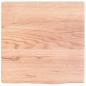 Preview: Wandregal Hellbraun 40x40x2 cm Massivholz Eiche Behandelt
