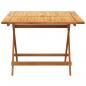 Preview: 5-tlg. Garten-Essgruppe Stoff und Massivholz Beige