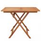 Preview: Gartentisch Klappbar 90x90x75 cm Massivholz Akazie