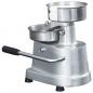 Preview: Hamburgerpresse mit 500 Trennpapieren Aluminium 13 cm