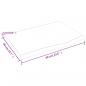 Preview: Tischplatte Hellbraun 60x40x2 cm Massivholz Eiche Behandelt