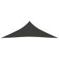 Preview: Sonnensegel 160 g/m² Anthrazit 6x6x6 m HDPE