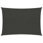 Preview: ARDEBO.de - Sonnensegel 160 g/m² Anthrazit 5x6 m HDPE