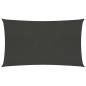 Preview: ARDEBO.de - Sonnensegel 160 g/m² Anthrazit 3x5 m HDPE