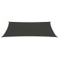 Preview: Sonnensegel 160 g/m² Anthrazit 3x5 m HDPE