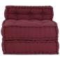 Preview: Pouf Modular Kastanienbraun 70x70x54 cm Stoff