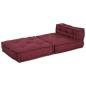 Preview: Pouf Modular Kastanienbraun 70x70x54 cm Stoff