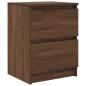 Preview: TV-Schrank Braun Eichen-Optik 40x35x54 cm Holzwerkstoff