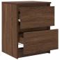 Preview: TV-Schrank Braun Eichen-Optik 40x35x54 cm Holzwerkstoff