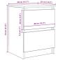 Preview: TV-Schrank Artisan-Eiche 40x35x54 cm Holzwerkstoff