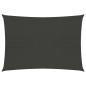 Preview: ARDEBO.de - Sonnensegel 160 g/m² Anthrazit 4x5 m HDPE