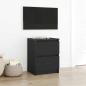 Preview: ARDEBO.de - TV-Schrank Schwarz 40x35x54 cm Holzwerkstoff