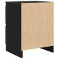 Preview: TV-Schrank Schwarz 40x35x54 cm Holzwerkstoff