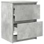 Preview: TV-Schrank Betongrau 40x35x54 cm Holzwerkstoff