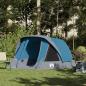 Preview: ARDEBO.de - Campingzelt 4 Personen Blau Wasserdicht