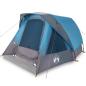 Preview: Campingzelt 4 Personen Blau Wasserdicht