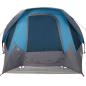 Preview: Campingzelt 4 Personen Blau Wasserdicht