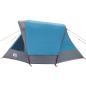 Preview: Campingzelt 4 Personen Blau Wasserdicht