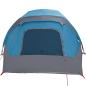 Preview: Campingzelt 4 Personen Blau Wasserdicht