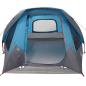 Preview: Campingzelt 4 Personen Blau Wasserdicht