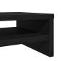 Preview: Monitorständer Schwarz Eichen-Optik 100x24x13 cm Holzwerkstoff
