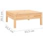 Preview: 9-tlg. Garten-Lounge-Set Massivholz Kiefer