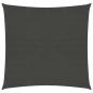 Preview: ARDEBO.de - Sonnensegel 160 g/m² Anthrazit 6x6 m HDPE