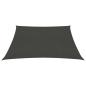 Preview: Sonnensegel 160 g/m² Anthrazit 6x6 m HDPE