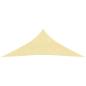 Preview: Sonnensegel 160 g/m² Beige 6x6x6 m HDPE
