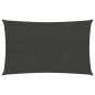 Preview: ARDEBO.de - Sonnensegel 160 g/m² Anthrazit 4x7 m HDPE