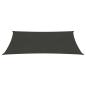 Preview: Sonnensegel 160 g/m² Anthrazit 4x7 m HDPE
