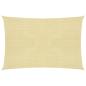 Preview: ARDEBO.de - Sonnensegel 160 g/m² Beige 6x7 m HDPE