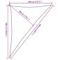 Preview: Sonnensegel 160 g/m² Beige 4x5x6,8 m HDPE