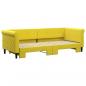 Preview: Tagesbett Ausziehbar Gelb 80x200 cm Samt