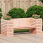Preview: ARDEBO.de - Gartenbank mit Pflanzkübeln 167,5x60x65 cm Massivholz Douglasie