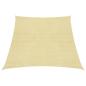 Preview: Sonnensegel 160 g/m² Beige 4/5x4 m HDPE