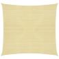 Preview: ARDEBO.de - Sonnensegel 160 g/m² Beige 3x3 m HDPE