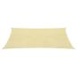 Preview: Sonnensegel 160 g/m² Beige 3x3 m HDPE