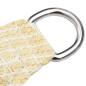 Preview: Sonnensegel 160 g/m² Beige 3x3 m HDPE