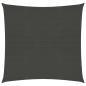 Preview: ARDEBO.de - Sonnensegel 160 g/m² Anthrazit 4,5x4,5 m HDPE