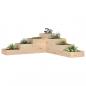 Preview: ARDEBO.de - Pflanzentreppe 4 Stufen 106x104,5x36 cm Massivholz Kiefer