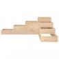 Preview: Pflanzentreppe 4 Stufen 106x104,5x36 cm Massivholz Kiefer