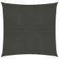 Preview: ARDEBO.de - Sonnensegel 160 g/m² Anthrazit 7x7 m HDPE