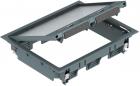 Preview: ARDEBO.de OBO Bettermann GES6 U 7011 Geräteeinsatz für Kanalmontage, 273x220x61mm, Kunststoff, grau (7405308)