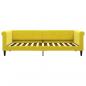 Preview: Tagesbett Ausziehbar mit Schubladen Gelb 90x200 cm Samt
